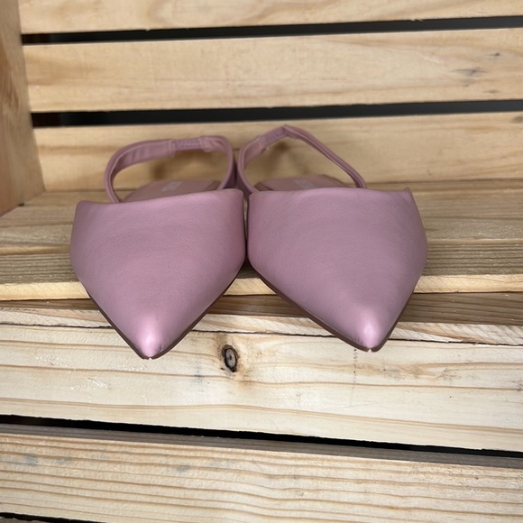 Justfab pointed toe pink flats size 9 - Picture 2 of 9